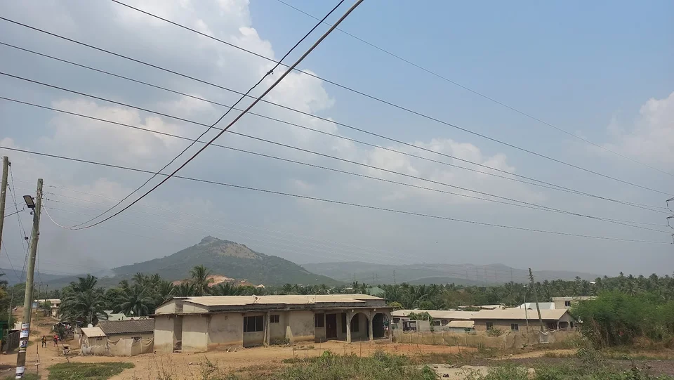 Kpong Township where Bofams Agrifield farms are located